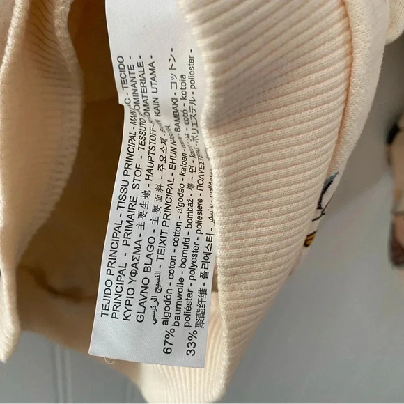 Zara Girls Face and Graphic Print Sweatshirt Top 3-4Y NWT - Picture 3 of 5